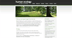 Desktop Screenshot of humanecology.com.au